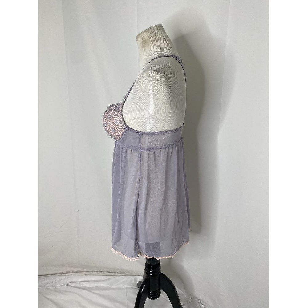 Women’s size small Jessica Simpson lavender lace nighty - Picture 6 of 8
